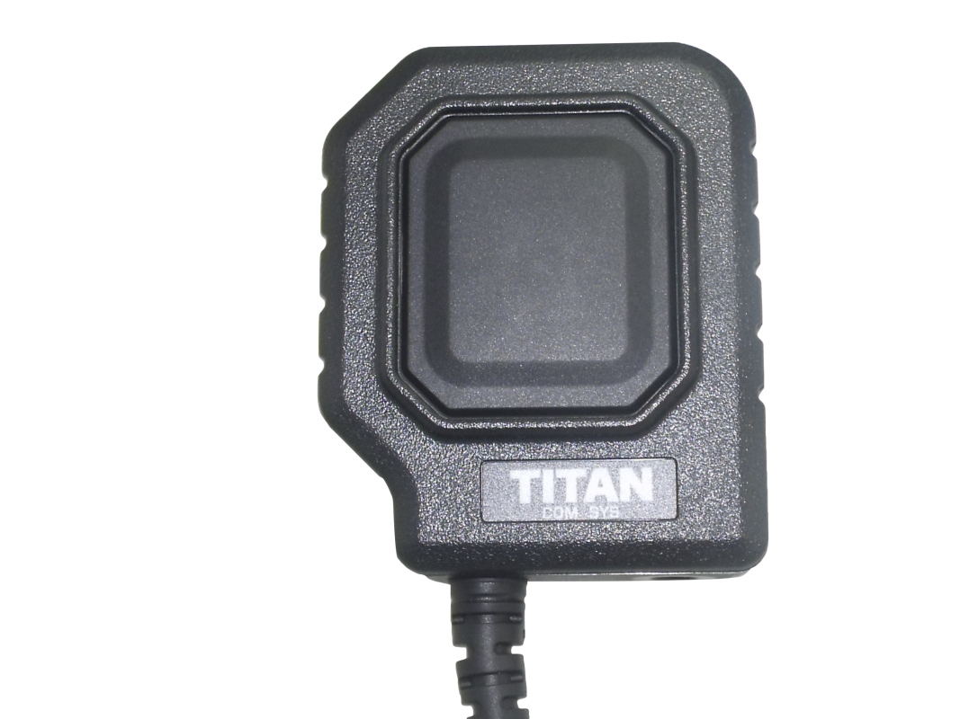 TITAN PTT20 große PTT mit Nexus Buchse 02 passend für Hytera PD405, PD415, PD505, PD505LF