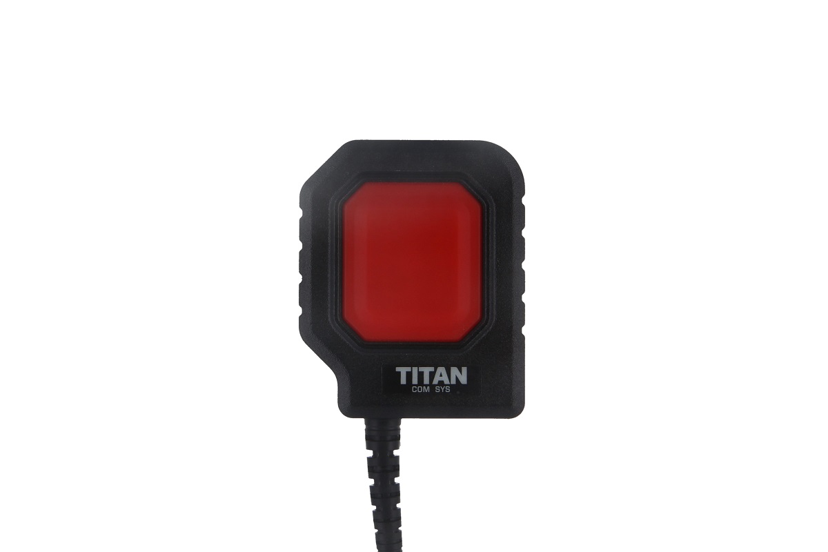 TITAN PTT20 große PTT mit Nexus Buchse 01 passend für Sepura STP8000, STP9000, SC20