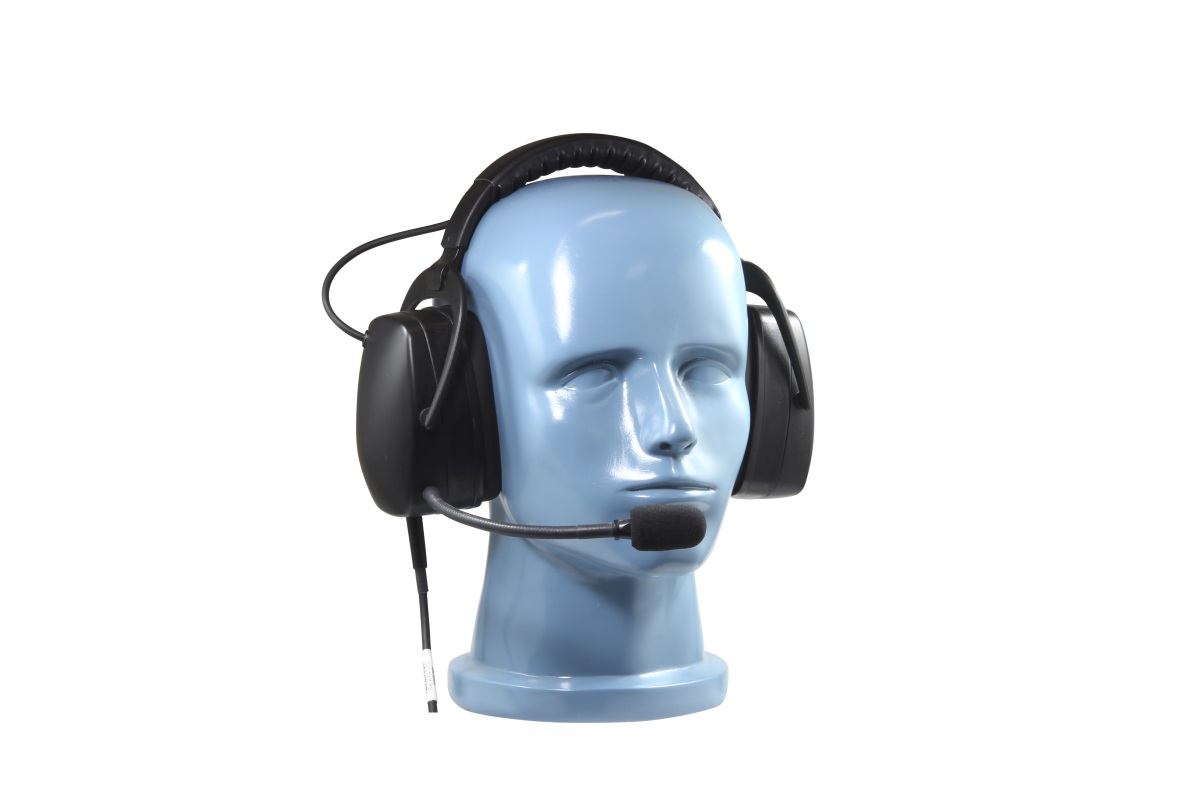 TITAN Clearcom ATEX/ IECEx Headset mit Kopfbügel, Mikrofon und PTT passend für Motorola MTP850Ex