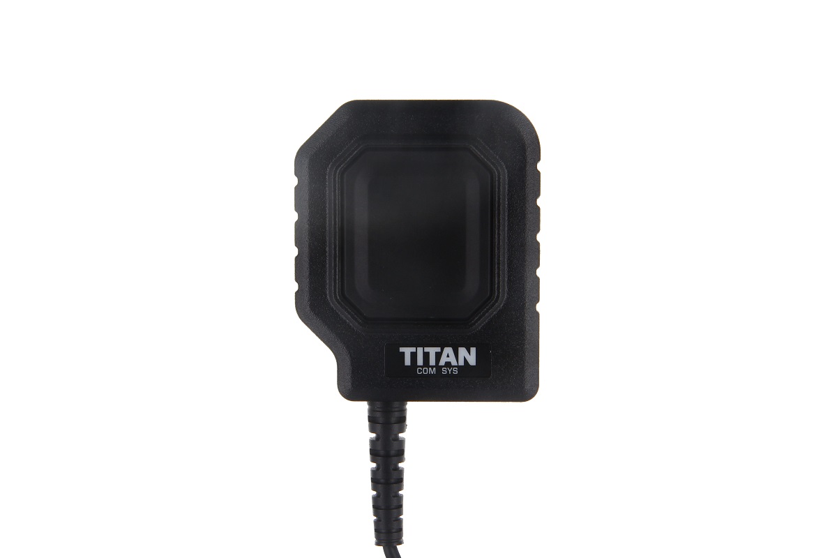 TITAN PTT20 große PTT mit Nexus Buchse 02 passend für Hytera PD405, PD415, PD505, PD505LF