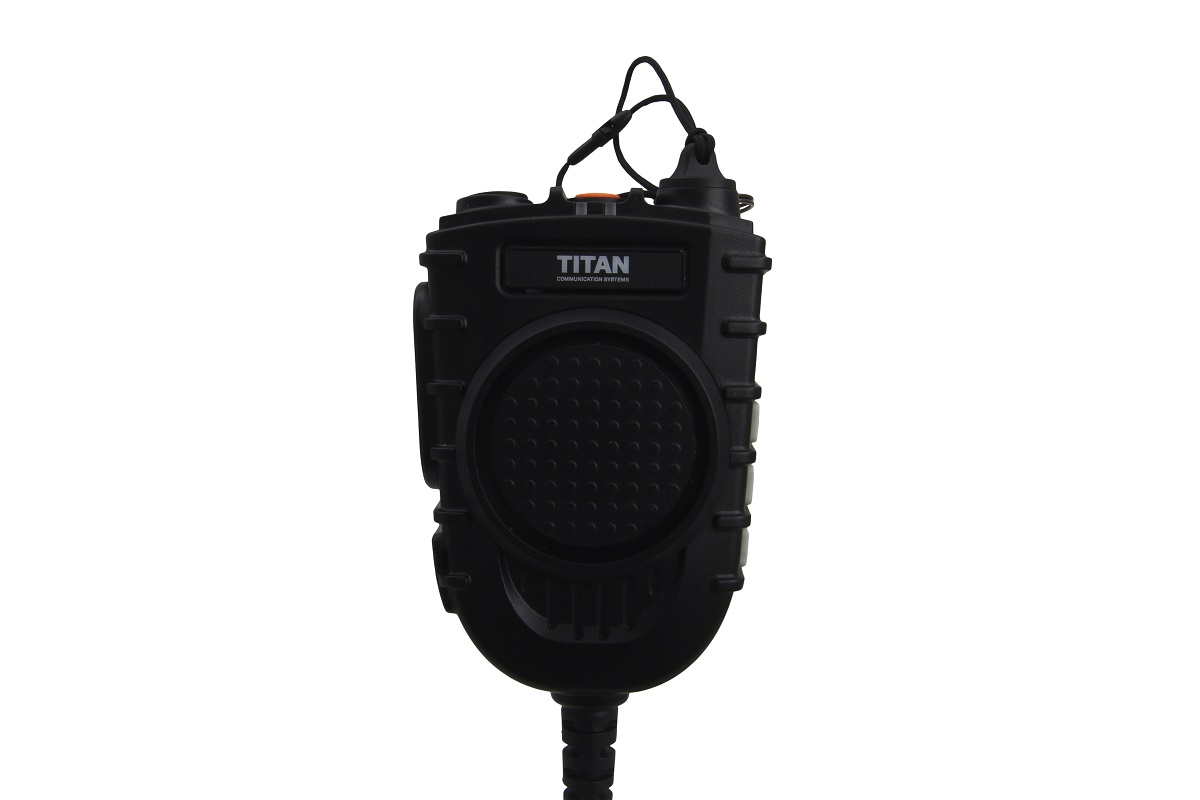 TITAN Lautsprechermikrofon MM50-TAC2 mit ODU Buchse passend für zwei Motorola MTP3500, MTP3550